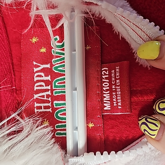 Santa onesie size 10-12 - Picture 4 of 4